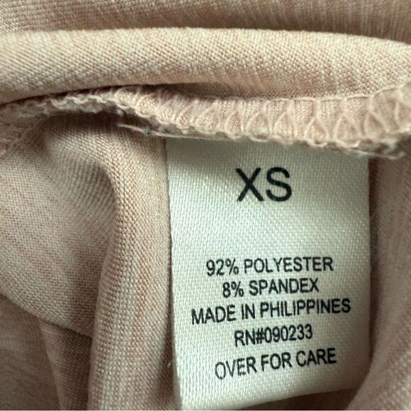 Me to We Heather Light Pink V-Neck Tank Top X-Small Preowned Stretchy - Picture 5 of 5